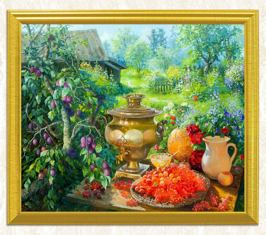 A Garden Picnic DIY Diamond Painting
