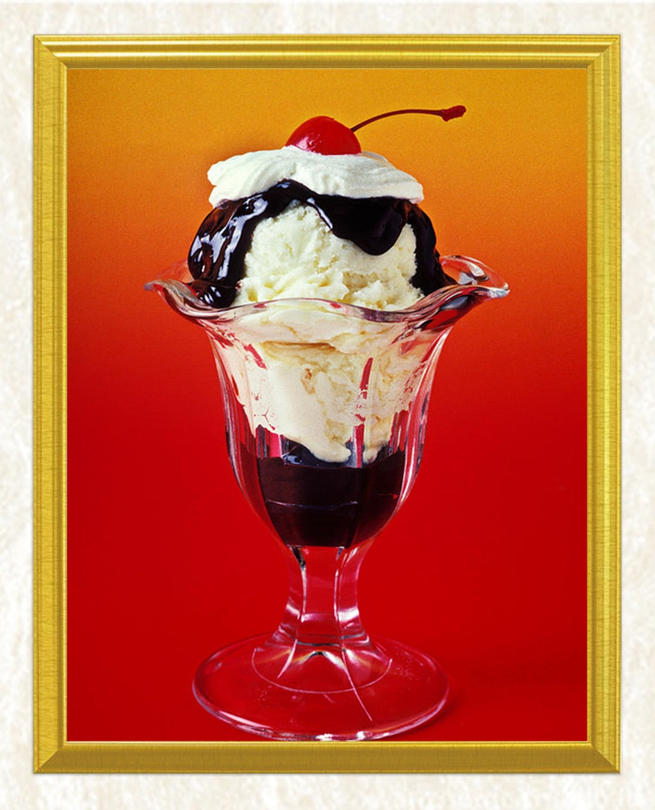 An Ice Cream Cup DIY Diamond Painting