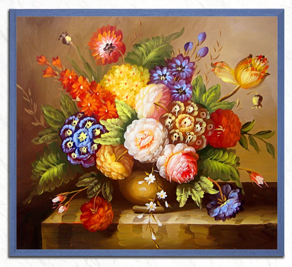 Flowers Vase DIY Diamond Painting