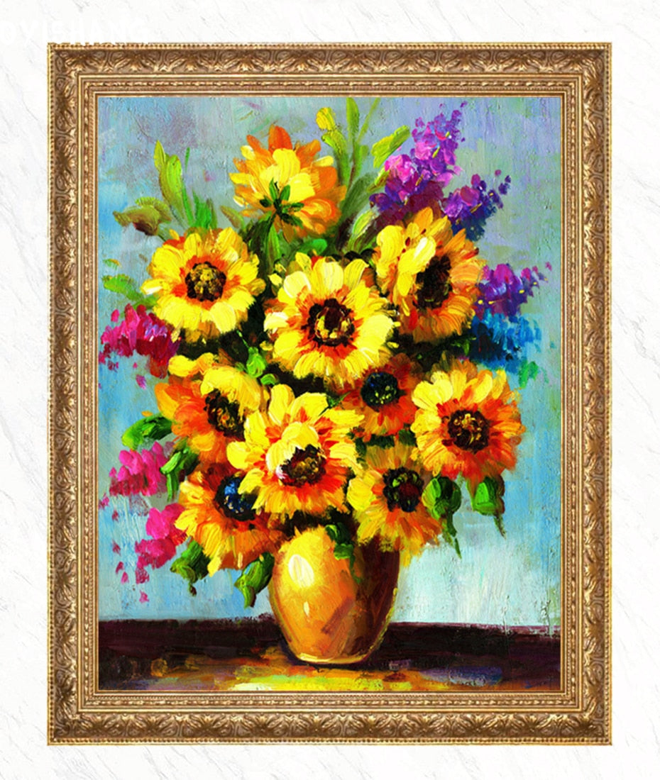 Colorful Flowers DIY Diamond Painting