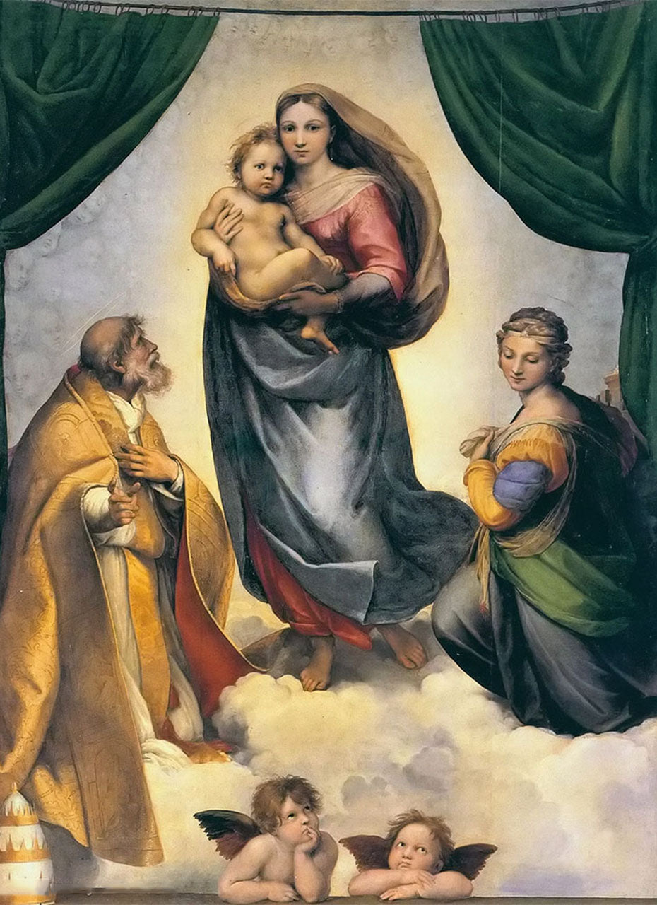 The Sistine Madonna - Raphael – All Diamond Painting
