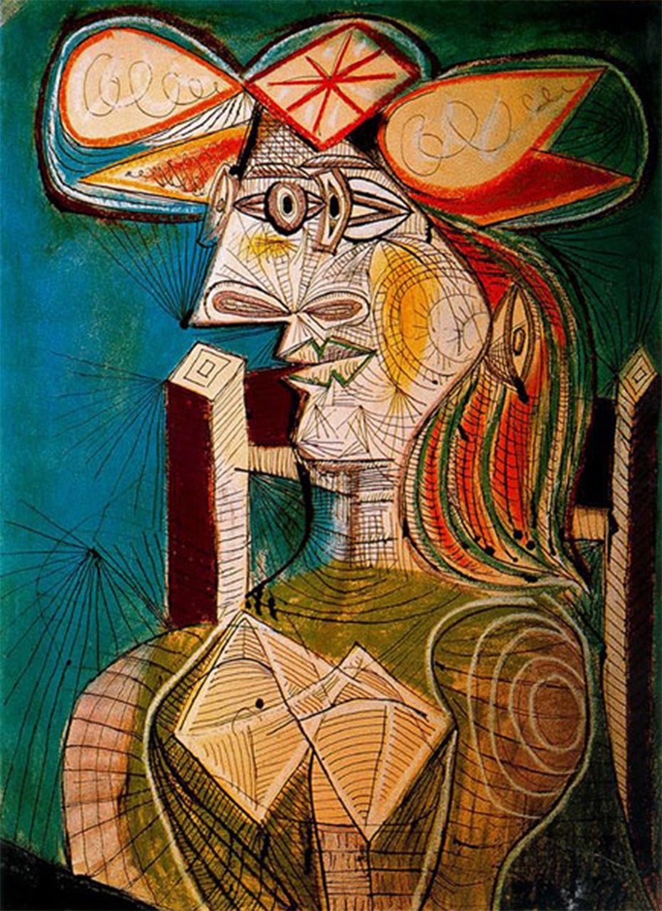 Diamond Painting Abstract Art by Pablo Picasso, Full Image - Painting