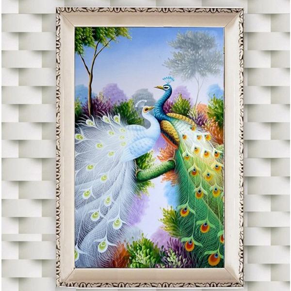Peacock Pair DIY Diamond Painting