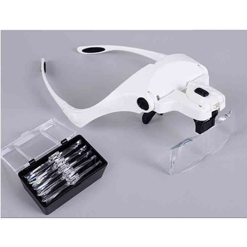 LED Light Headband Magnifier Glass for Painting with Diamonds – All Diamond  Painting