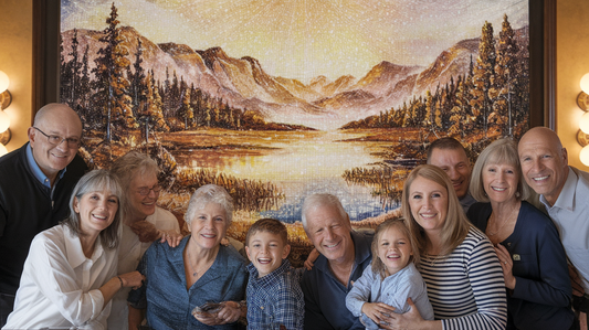 Family photo diamond