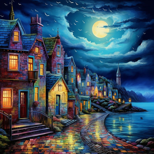 A Cityscape Nighttime Wonders