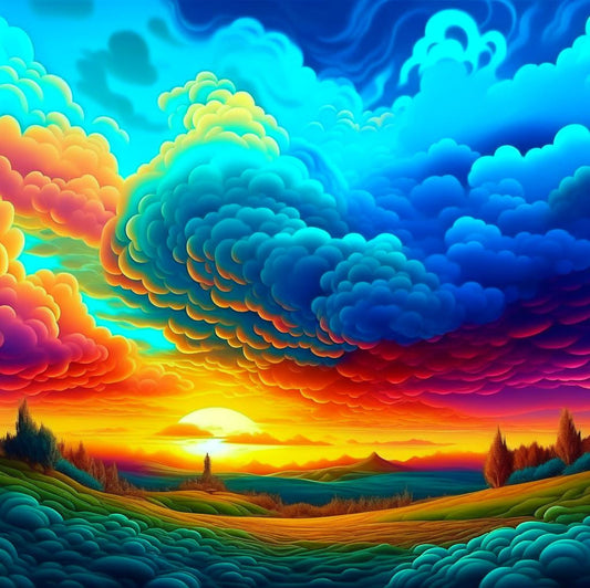 A Landscape in Vibrant Colors