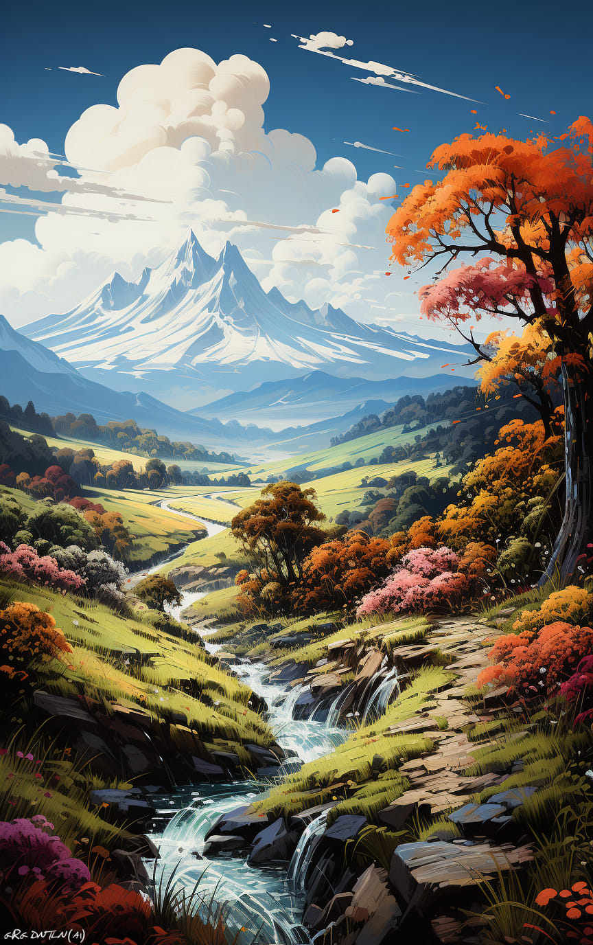 A Peaceful Day in the Wilderness – All Diamond Painting