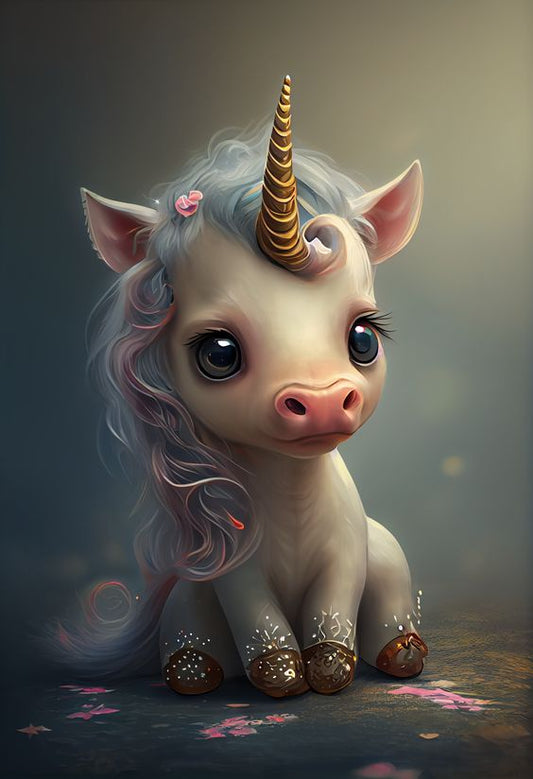 Adorable Unicorn Diamond Art