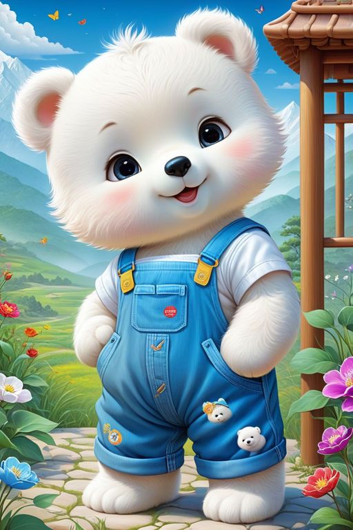 Allure of a White Teddy Bear