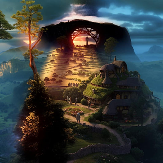 Ancient valley on mountains diamond painting kit by All Diamond Painting