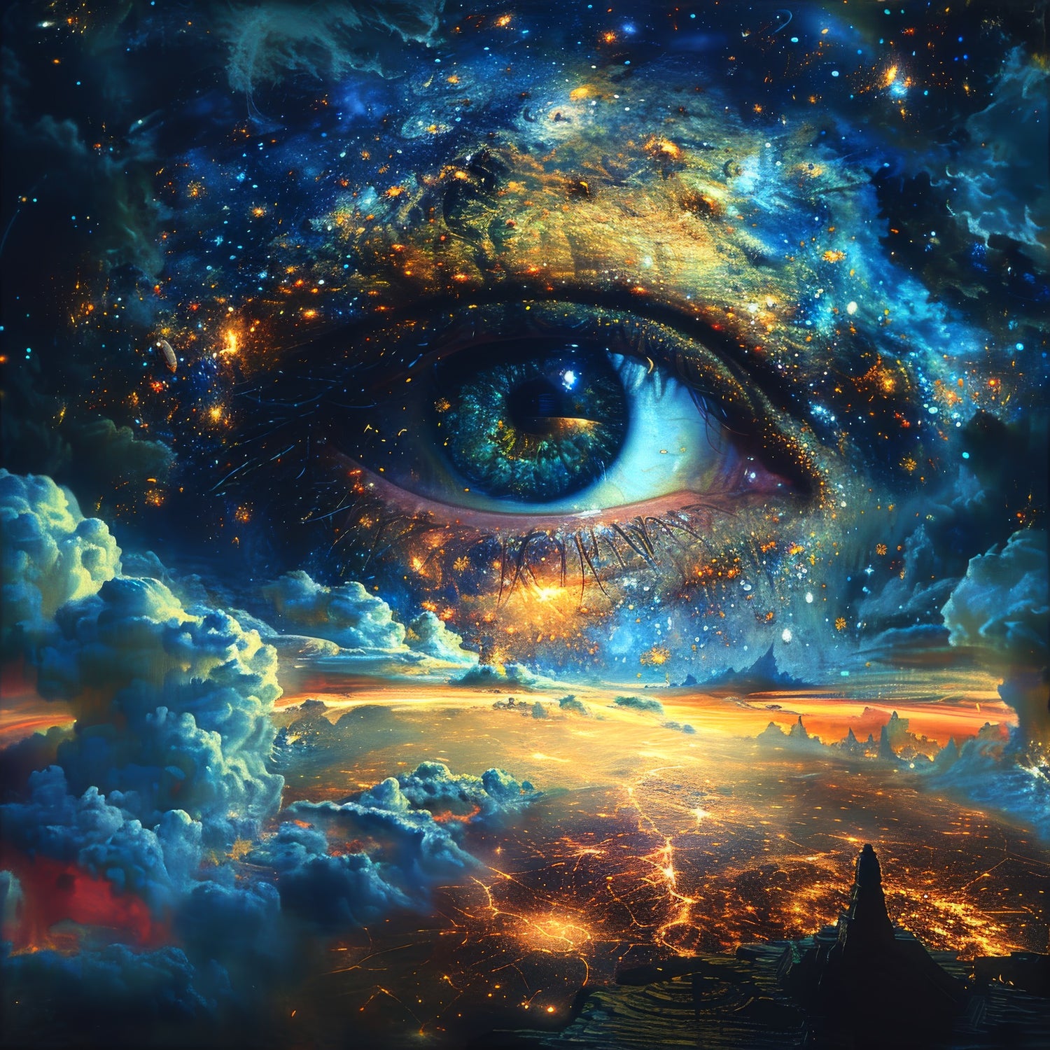 Celestial Canvas Eye_s Reflection