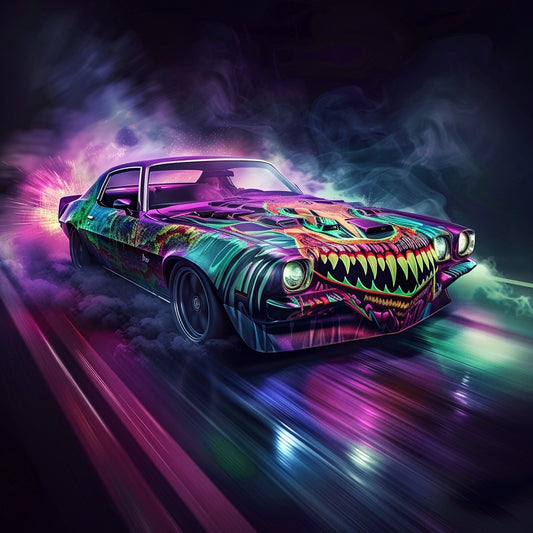 Colorfull Monster Car