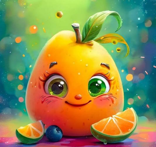 Cute and Adorable  Fruit Character