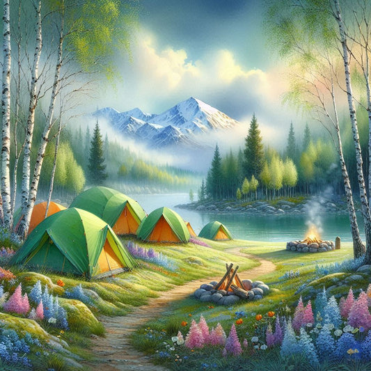 Dreamy Camping in the Mountains