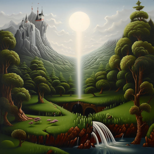 Essence of Surreal Magic on Canvas