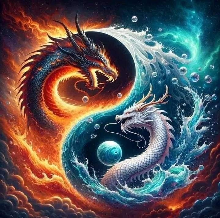 Eternal Spiral of Dragons