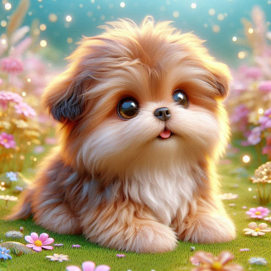 Fluffy Cute Puppy