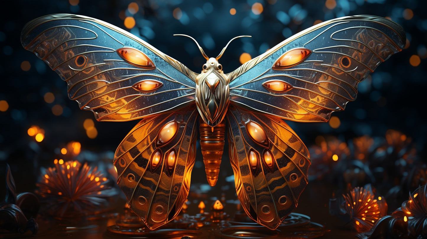 Gold Splendor of Butterfly