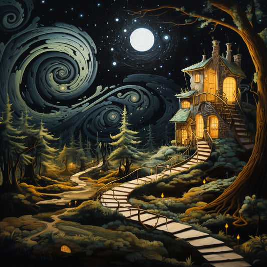 Haunted House Diamond Painting