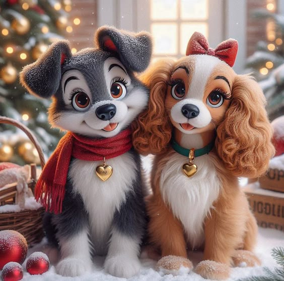 Lady and Tramp on Christmas