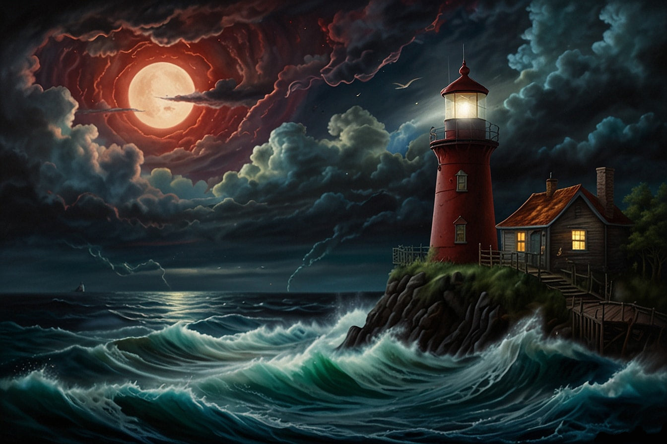 Lighthouse on the Shore - Diamond Painting – All Diamond Painting