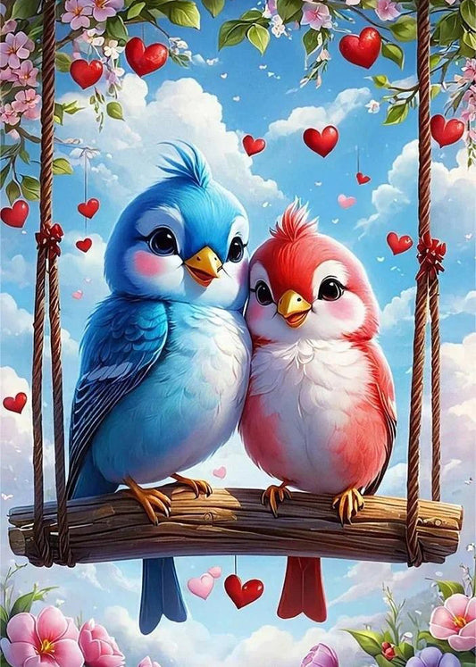 Love Birds on Valentine's Day 