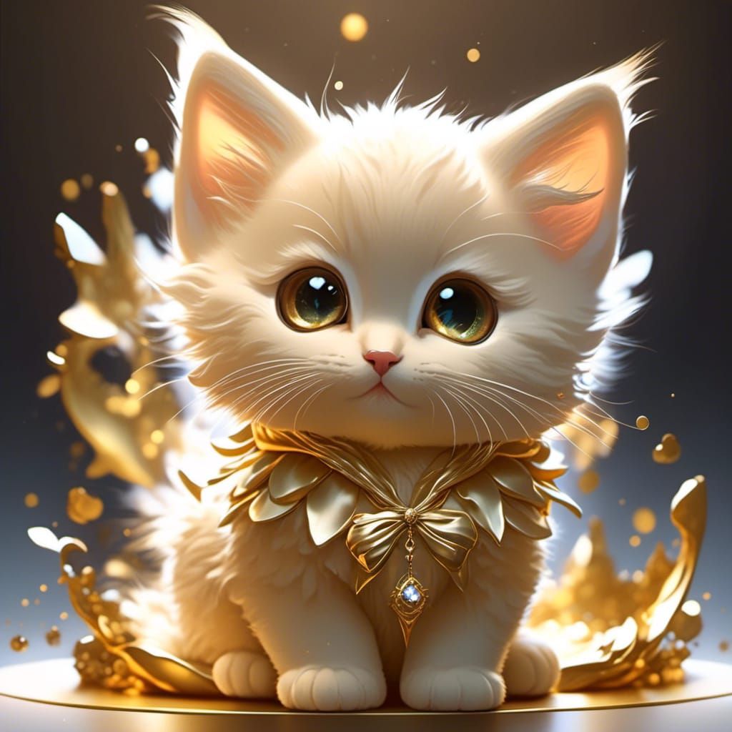 Lovely Golden kitten 