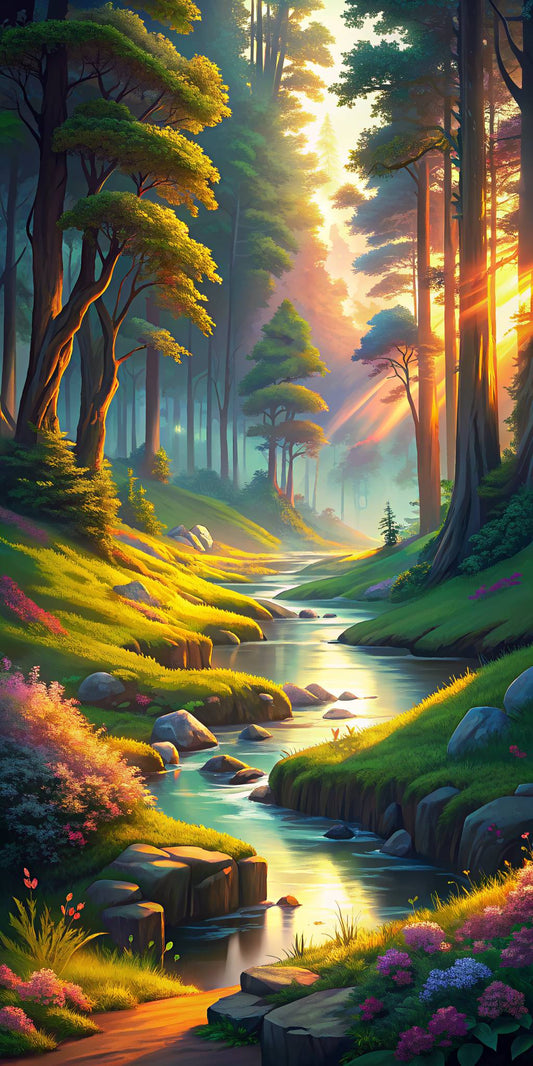 Lush Vibrant Forest