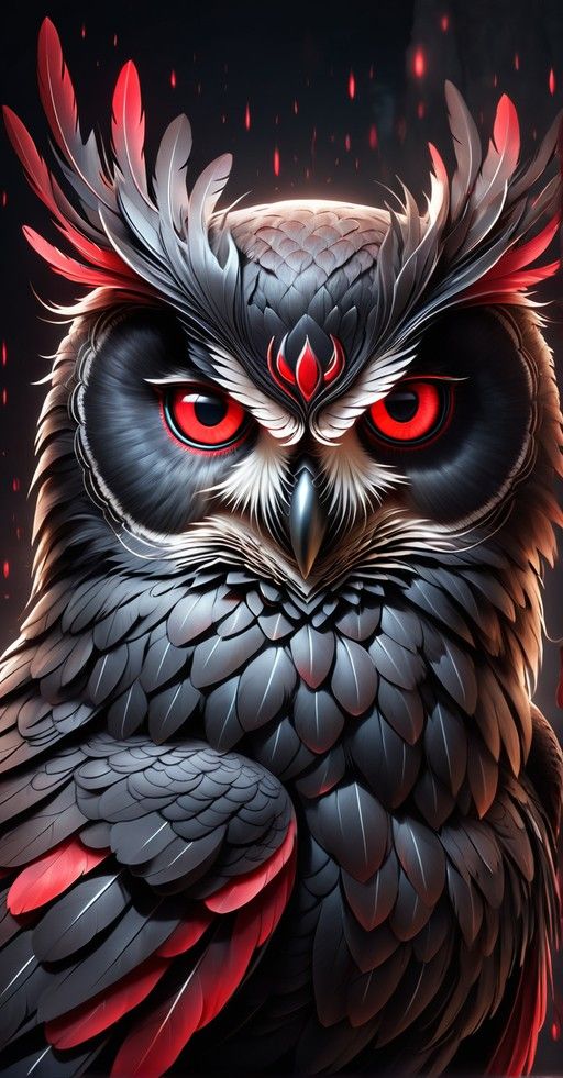 Red-Eyed Owl