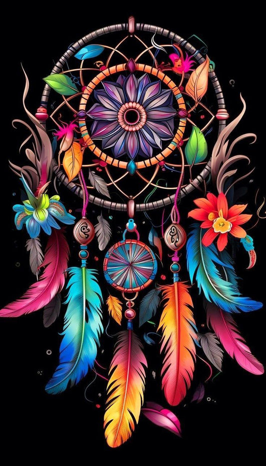 Rainbow Reverie Dreamcatcher