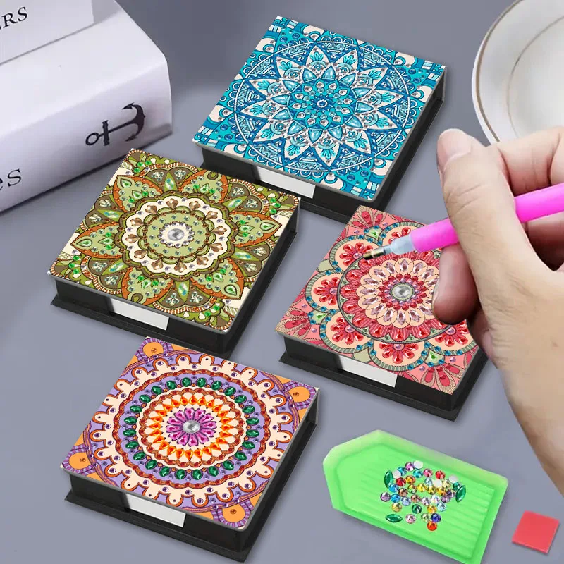 Mandala Paper Flip Label Box Diamond Painting