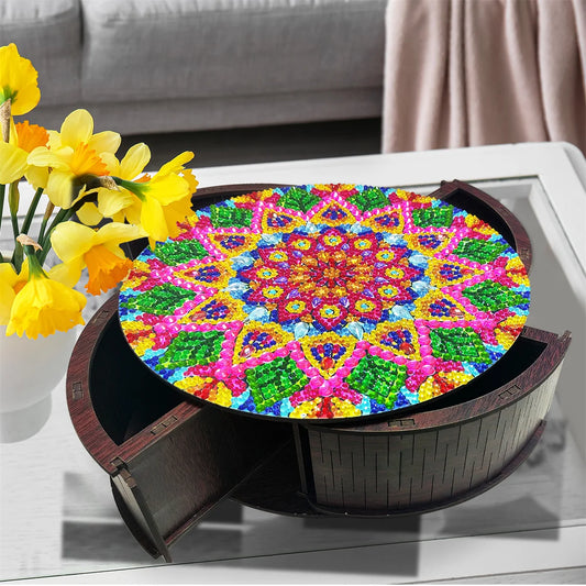 Diamond Painting Wooden Storage Box