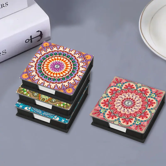 Mandala Paper Flip Label Box Diamond Painting