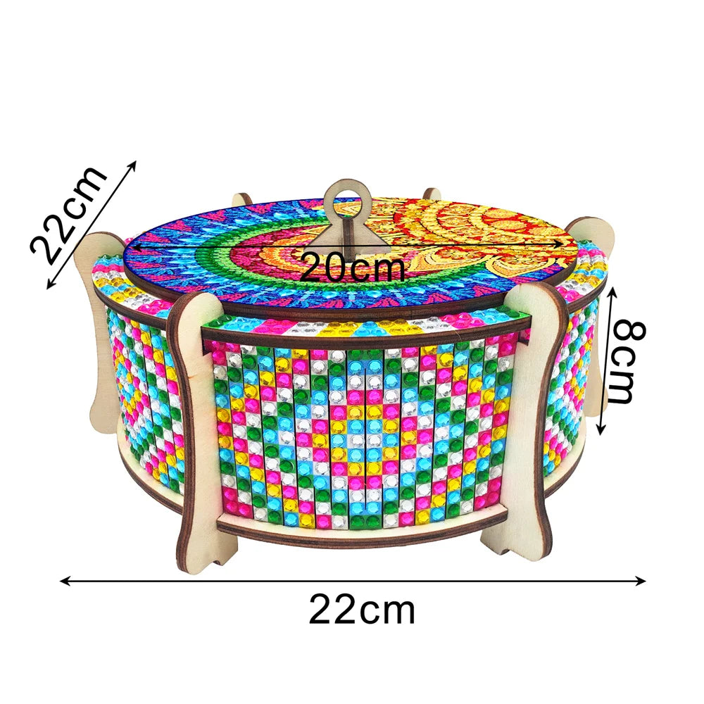 Diamond Painting Wooden Jewelry Box