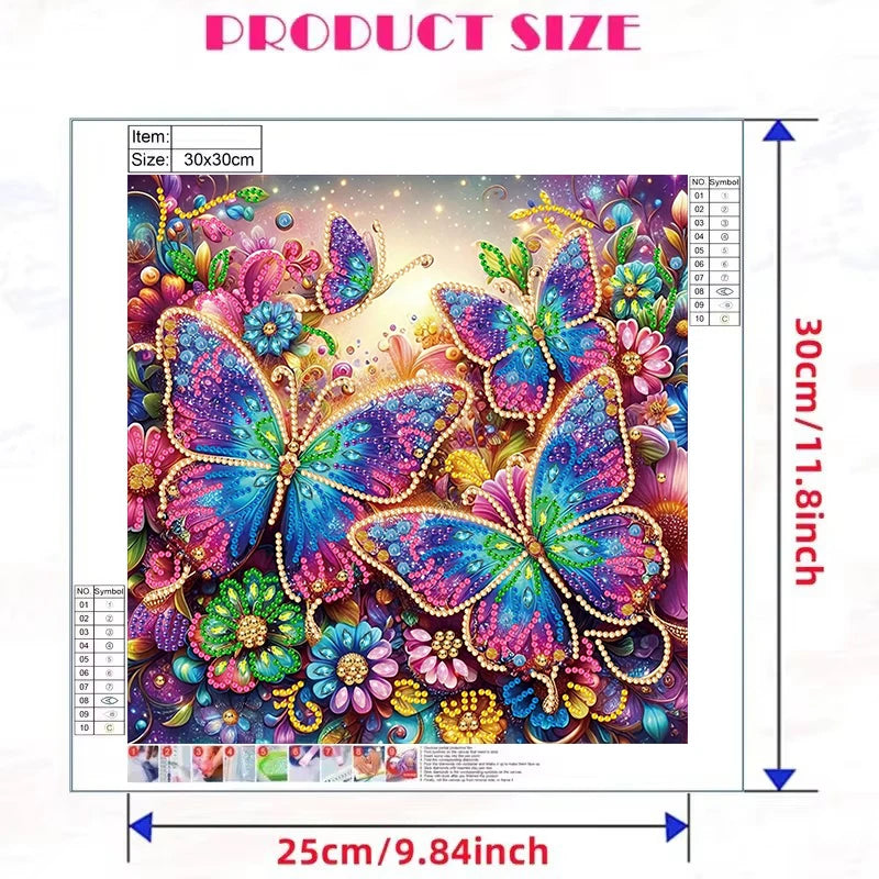 Butterfly Garden Special Diamond Painting