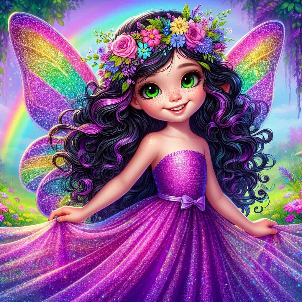 Shimmring Little Beautiful fairy