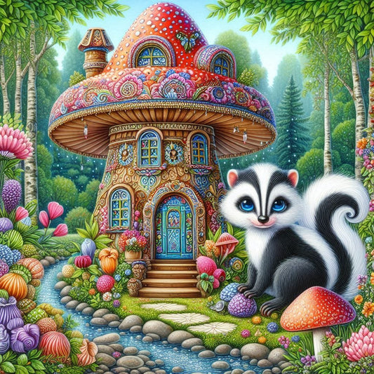 Skunk's Mushroom Home