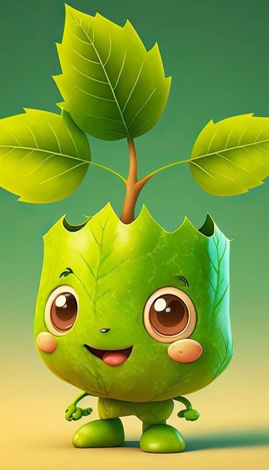 Smiling Cartoon Foliage