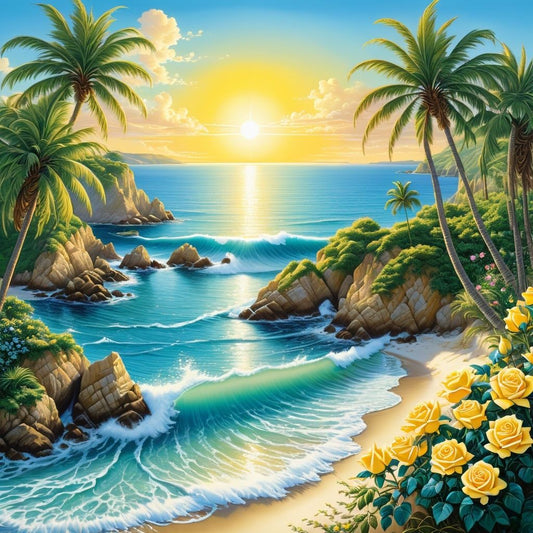 Sunset View on the Stunning Beach