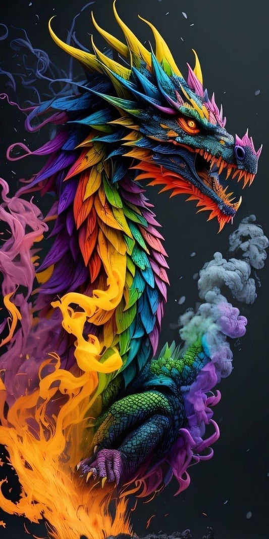 The Colorful Guardian Dragon
