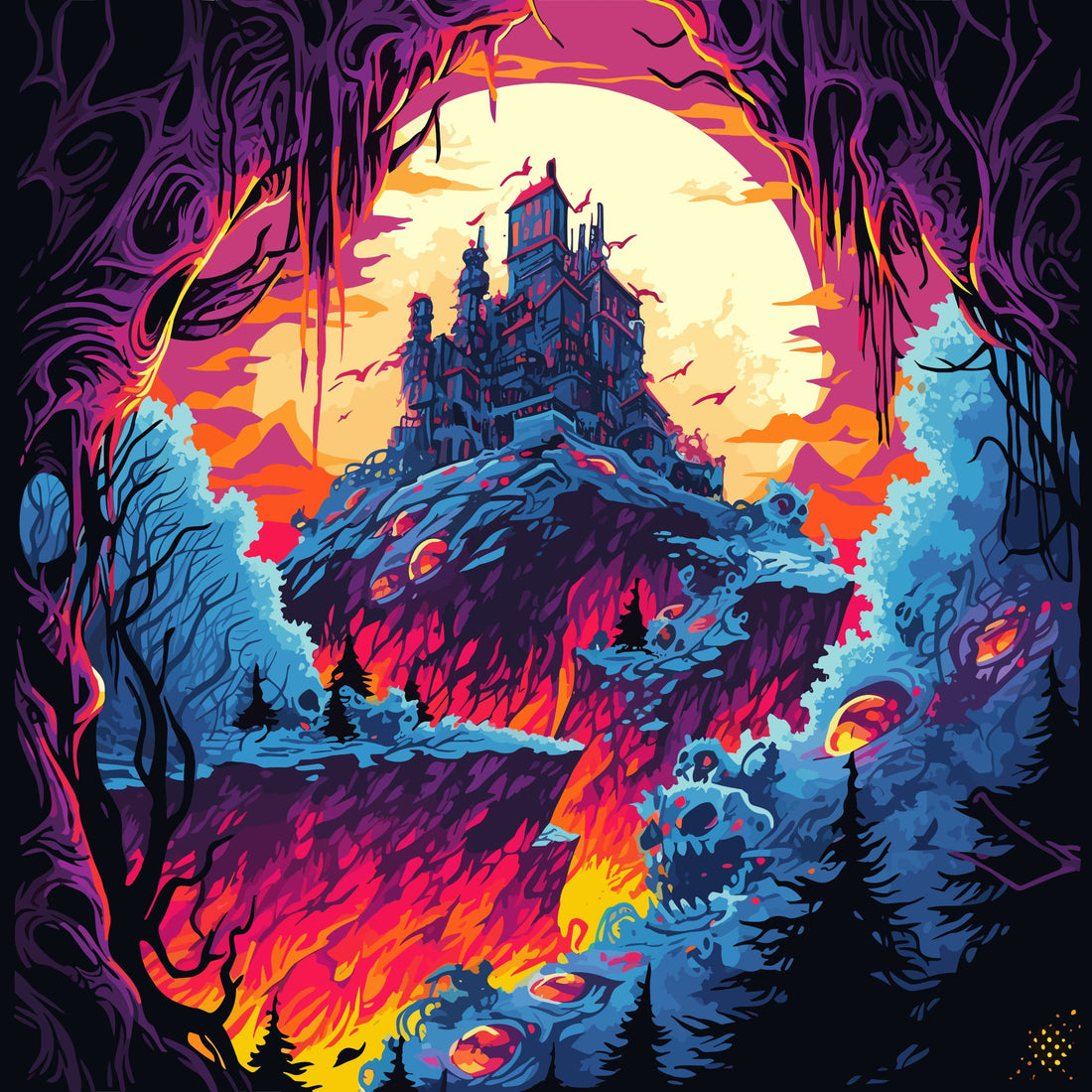 The Enchanted Palace Paint with Diamonds All Diamond Painting