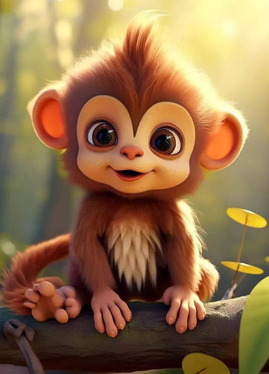 The Joyful Adventures of a Little Monkey