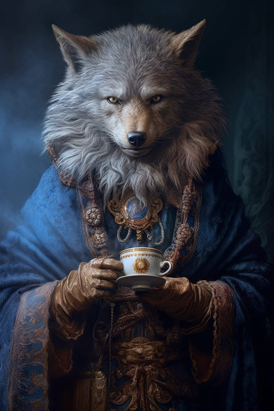 The Royal Wolf - Paint by Diamonds
