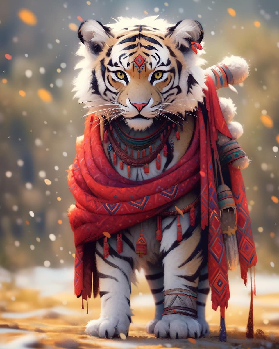 Tiger going on a Journey