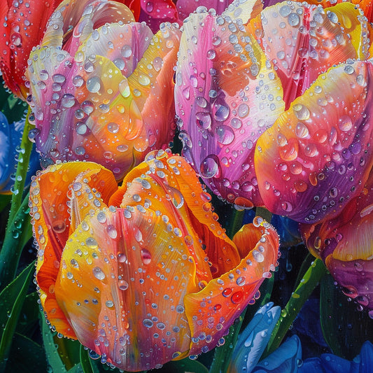 Multi-Color Tulips