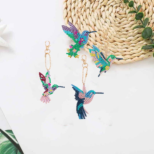 Humming Birds - Diamond Painting Keychains