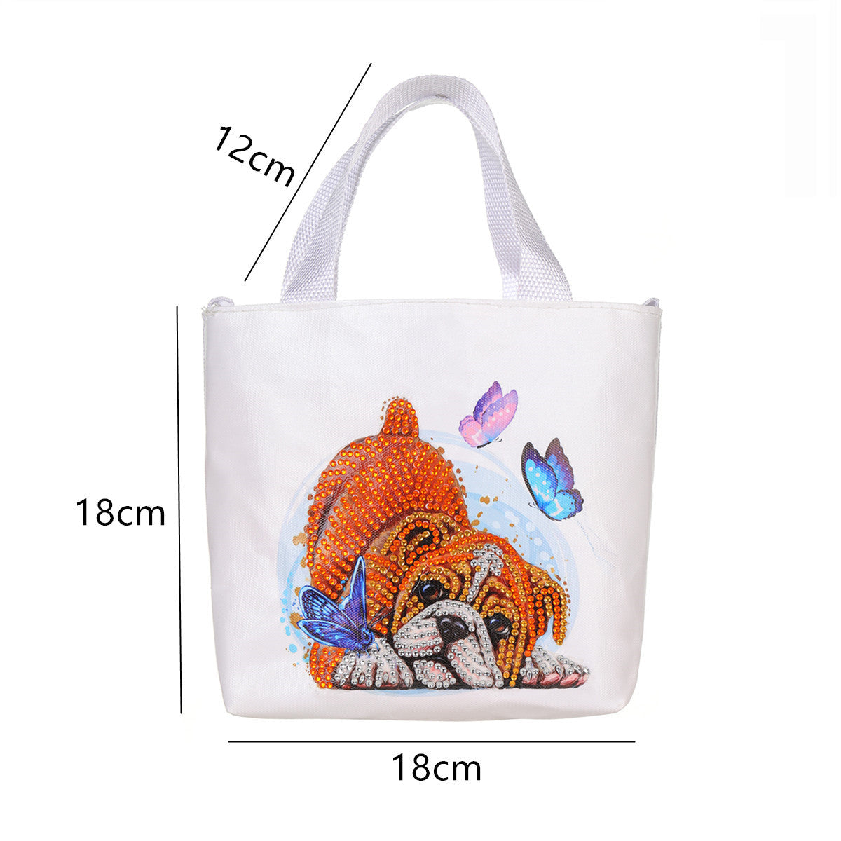 Little Puppy Diamond Painting Tote Bag