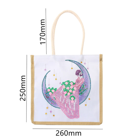 Moon Bride - Diamond Painting Shopping Bag