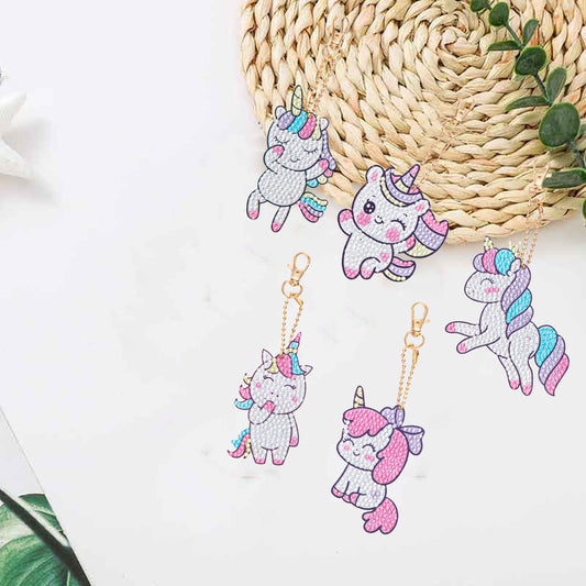 Baby Unicorn - Diamond Painting Keychains